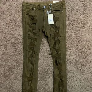 MNML Stretch Distressed Denim